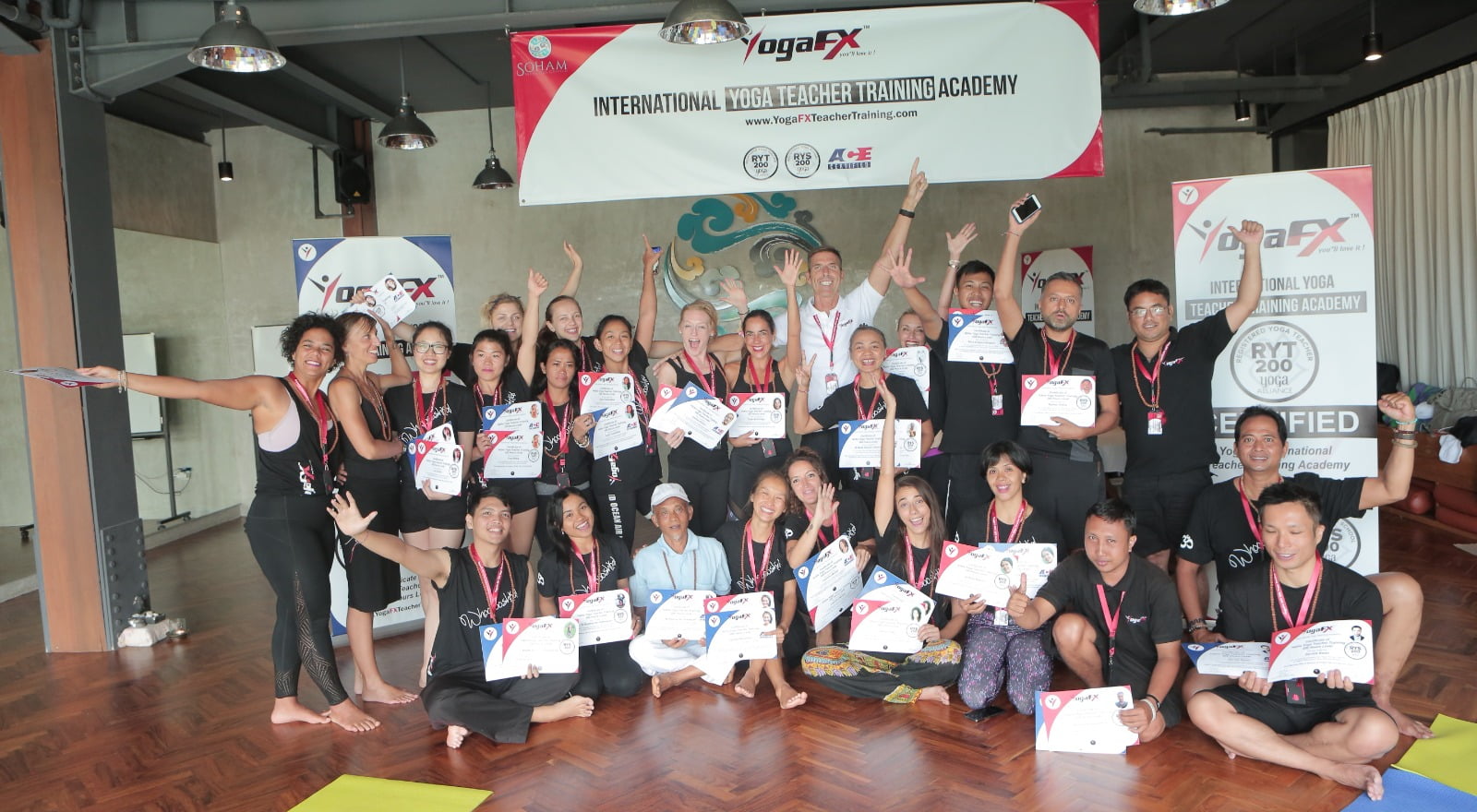 yoga teacher training bali cost 2026 YogaFX bikram certification graduation yoga teacher training bali cost 2026 YogaFX bikram certification graduation