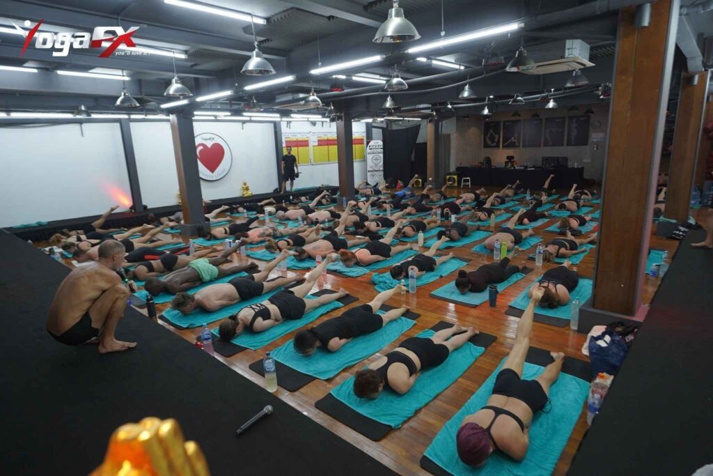 Dual certification: Yoga Alliance RYT 200 plus Bikram Hot 26&2 credential at YogaFX Bali