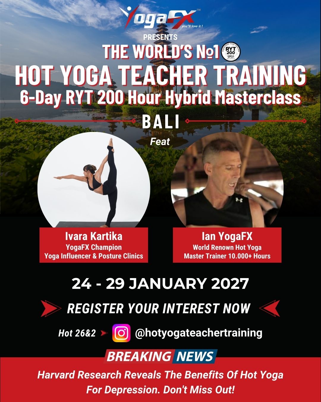 Bikram yoga teacher training bali Bikram yoga teacher training bali